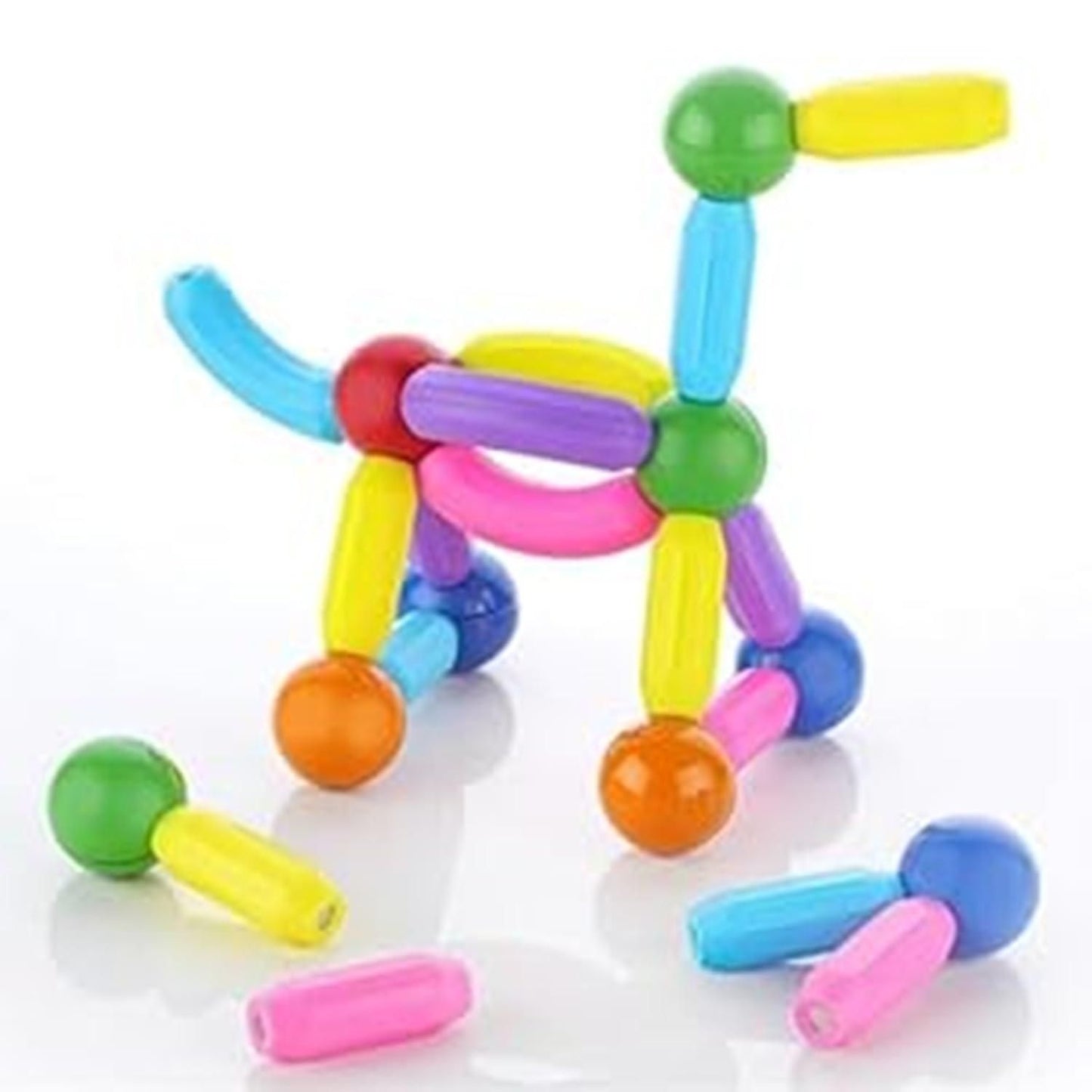 MagniBuild™ - 36-Piece Magnetic Sticks & Building Blocks Set for Kids